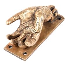 Brass Hand-Shaped Door Knocker