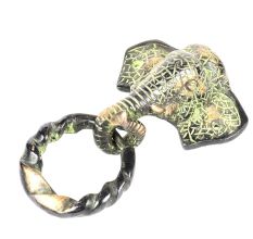Brass Elephant Face Door Knocker