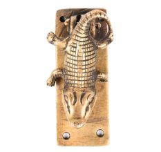 Golden Brass Crocodilr Door Knocker