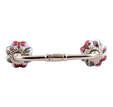 Plumeria Medium Ceramic Bridge Handle