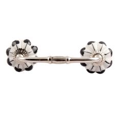 Black Leaf Melon Ceramic Bridge Handle