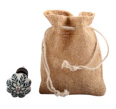 Green Leaf Medium Ceramic Wine Stopper