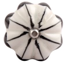 Black Leaf Melon Ceramic Wine Stopper