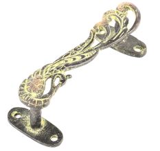 Peacock Bronze Door Pull Handles In Yellow Color