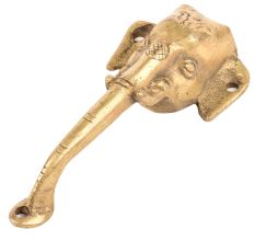 Handmade Brass Elephant Door Handles