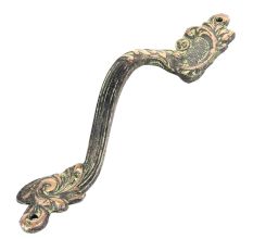 Ethnic Vintage Bronze Door Handle with Patina