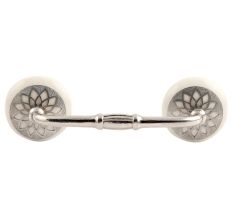 Cream Strewn Flat Ceramic-03 Bridge Handle
