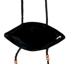 Boho Black Paiseley Embroidery Shoulder Bag