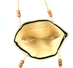 Boho Off White Paiseley Embroidery Shoulder Bag