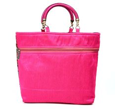 Floral Brocade Party Bag Pink Handbag 