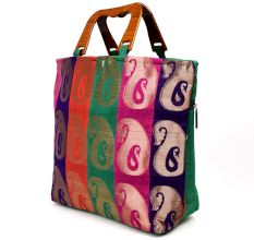 Pasley Brocade Zari Wooden Handle 