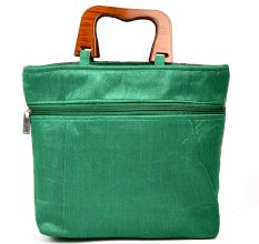 Pasley Brocade Zari Wooden Handle 