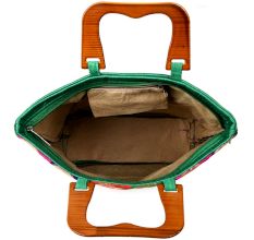 Pasley Brocade Zari Wooden Handle 