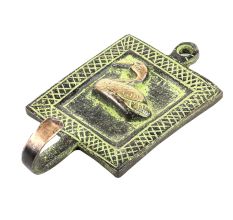Framed Duck Bird Solid Brass Single Wall Hooks