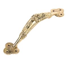 Brass Tribal Face Dokra Style Door Handle Pull