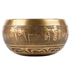 Brass Himalayan Singing Bowls  with Wooden Mallet