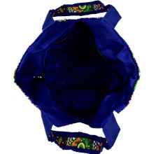 Navy Blue Tribal Banjara Boho Embroidered Bag