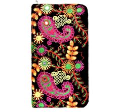 Black Box Embroidery Colorful Clutch