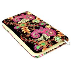 Black Box Embroidery Colorful Clutch