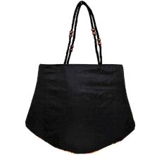 Black Color Embroidery Bag
