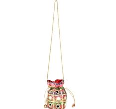 Muticolored Mirror Work Potli Bag
