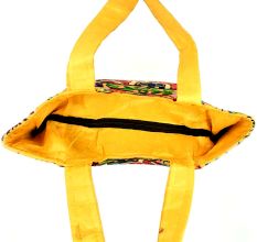 Yellow Elephant Design Banjara Hobo Bag