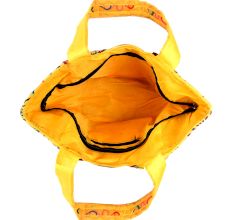 Yellow Elephant Design Banjara Hobo Bag