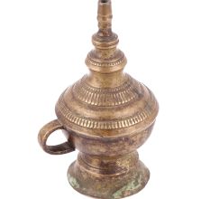 Primitive Handmade Brass Oil Lamp