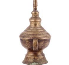 Primitive Handmade Brass Oil Lamp