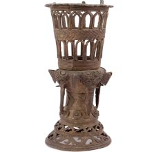 Multipurpose Elephant Long Dokra Brass Pot