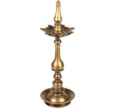 Gold Brass Samay Diya Oil Diwali Puja Lamp