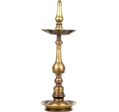 Gold Brass Samay Diya Oil Diwali Puja Lamp