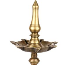 Gold Brass Samay Diya Oil Diwali Puja Lamp