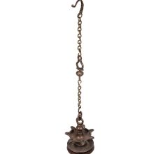 Handmade Sarai Villlaku Hanging Diya Brass Oil Lamp