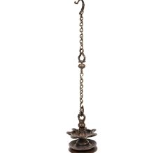 Handmade Sarai Villlaku Hanging Diya Brass Oil Lamp
