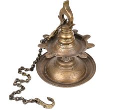 Brass Sara Villakku or Hanging Lamp