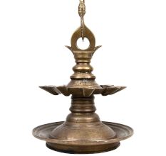 Brass Sara Villakku or Hanging Lamp