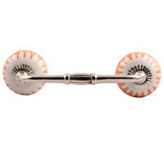 Amber Chakra Ceramic Bridge Handle