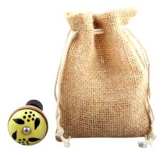 Black Leaf Ceramic Wine Stopper