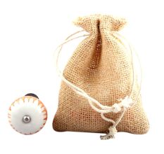 Amber Chakra Ceramic Wine Stopper