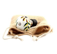 Olive county Leaf Ceramic Wine Stopper