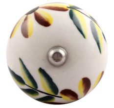 Olive county Leaf Ceramic Wine Stopper