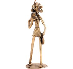 A Brass Tribal Woman Worker