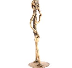 Brass Tribal Inspired Figurines Based on Village Lifestyle