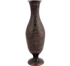 Etched Bronze Mini Footed Pitcher