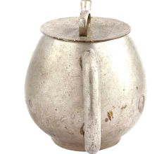 Hand Crafted Nickel Plated Brass Teapot Kettle