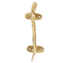 Golden Snake Figurine Door Handle