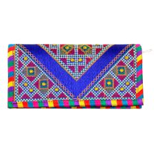 Blue Small Clutch Purse Bag