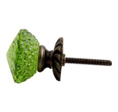Olive Green Glass Dresser Knob Online