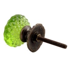 Olive Green Glass Dresser Knob Online